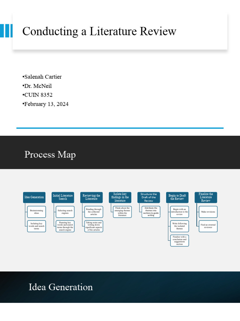 Steps for Conducting a Literature Review | PDF | Brainstorming ...