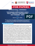 SDG - Call For Paper - Abstract Submission Deadline 30 May 2024