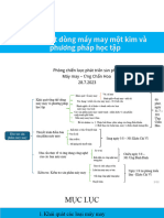 Khái quát dòng máy may một kim và phương pháp học tập