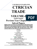 Electrician Trade CHAPTERWISE SOLVED PAPERS ENGLISH MEDIUM VOLUME