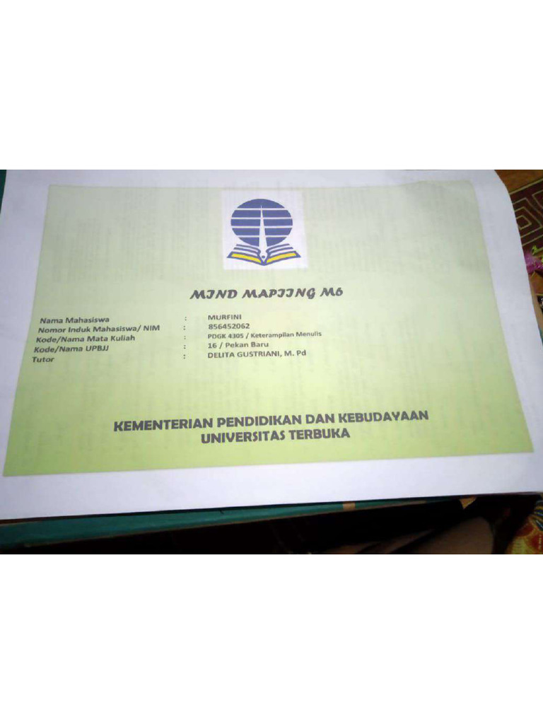 Murfini Mind Mapping Modul 6 Kb2 | PDF