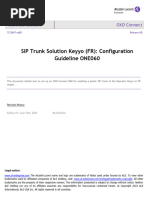 TC3047en-Ed01 SIP Trunk Solution Keyyo-TopoC-FR Configuration Guideline For OXO Connect ONE060