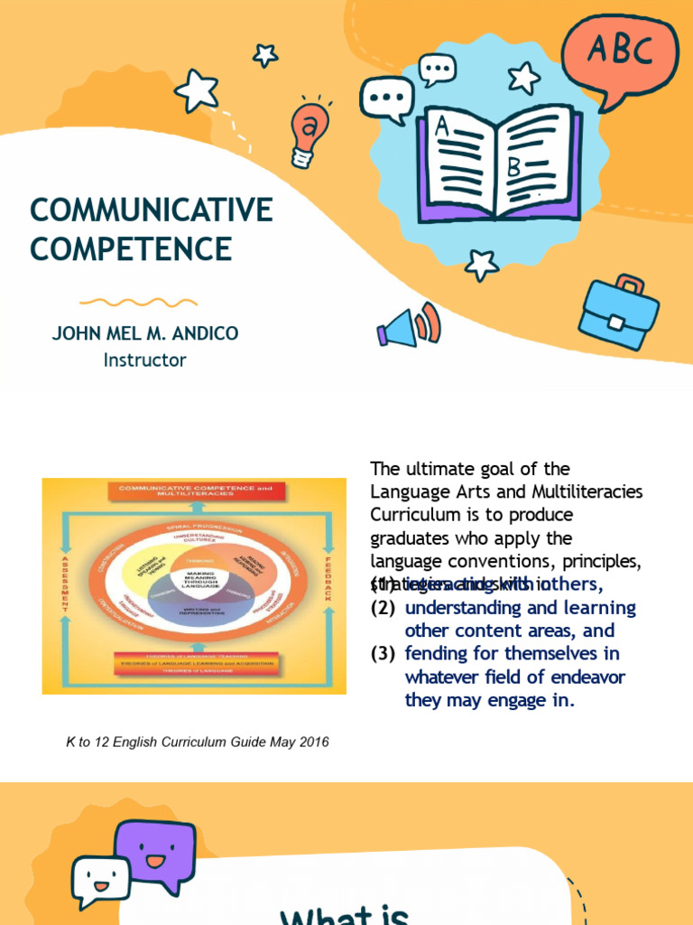 Understanding Communicative Competence | PDF | Linguistics | Communication