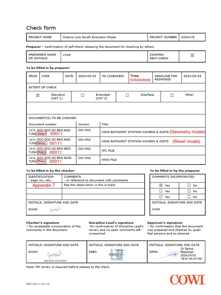 Check Form S-107 Bks - Bim - Rev c01-p02 | PDF | Access Control | Writing
