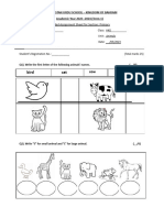 Graded Assignment Animals