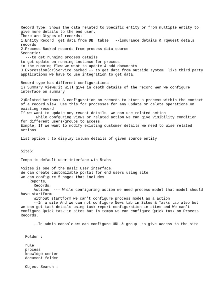 Understanding Record Types and Configurations | PDF | Information ...