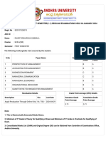 Andhra University - PG and Professional Examination Results