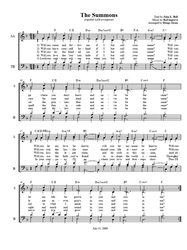 Monty Pythons Catholic Song The Summons