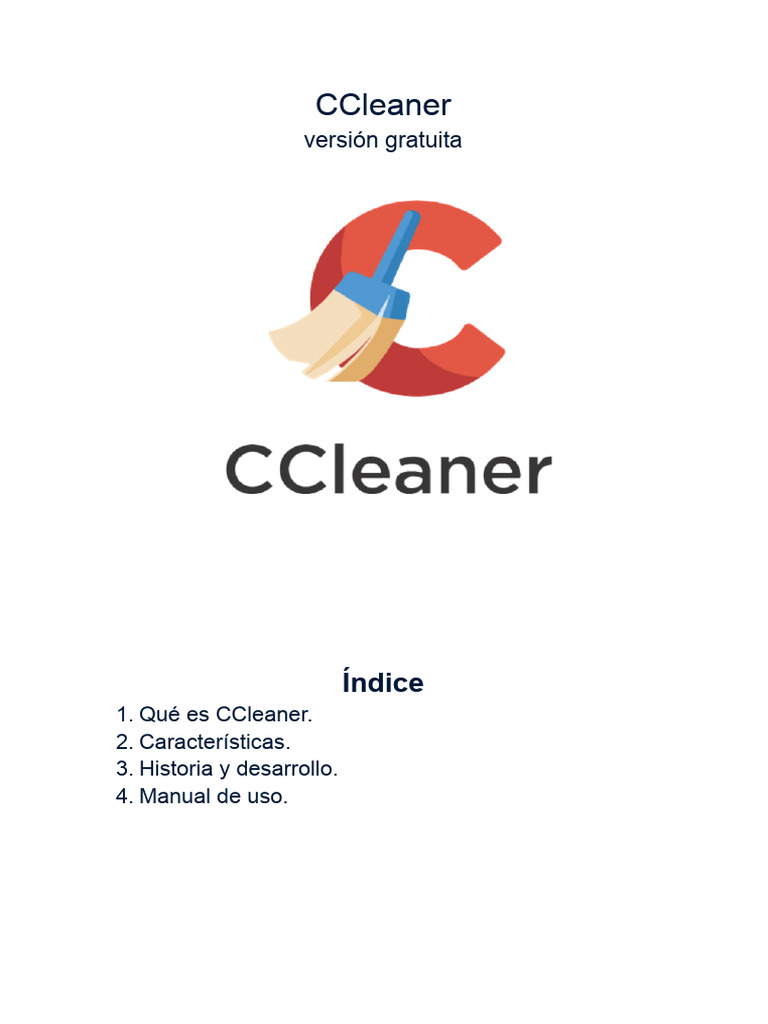 Guía Completa de CCleaner Gratis | PDF | Software del sistema | Informática