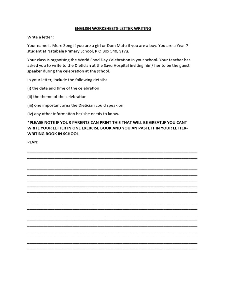 English Worksheets | PDF