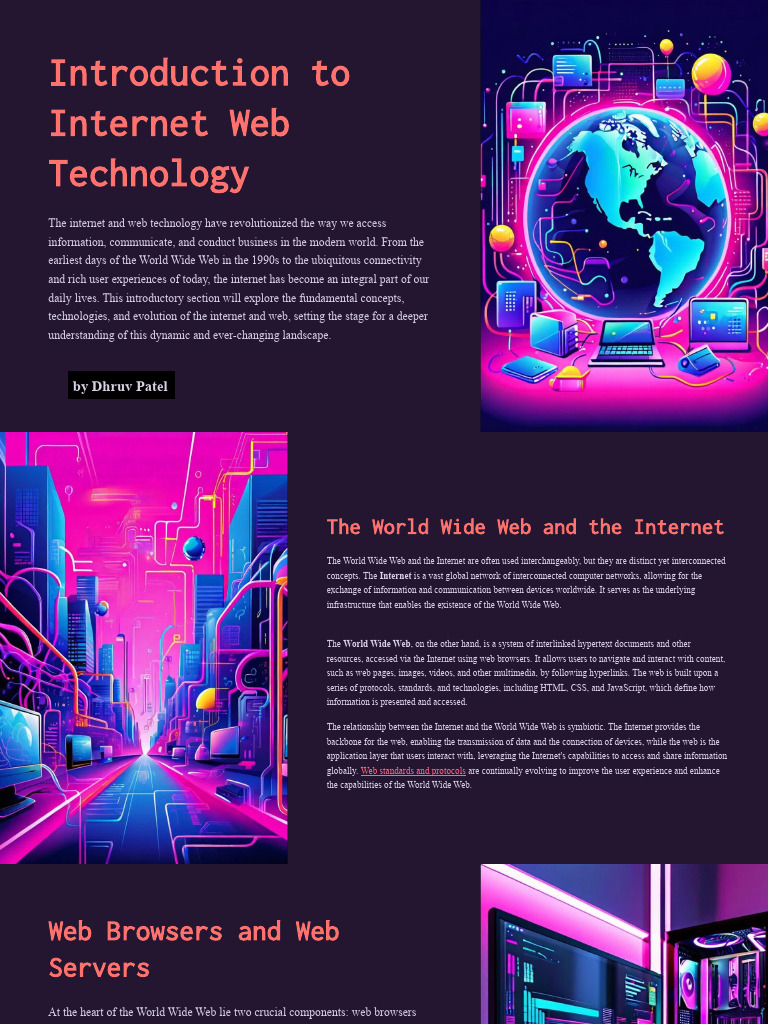 Understanding Internet Web Technology | PDF | World Wide Web | Internet ...