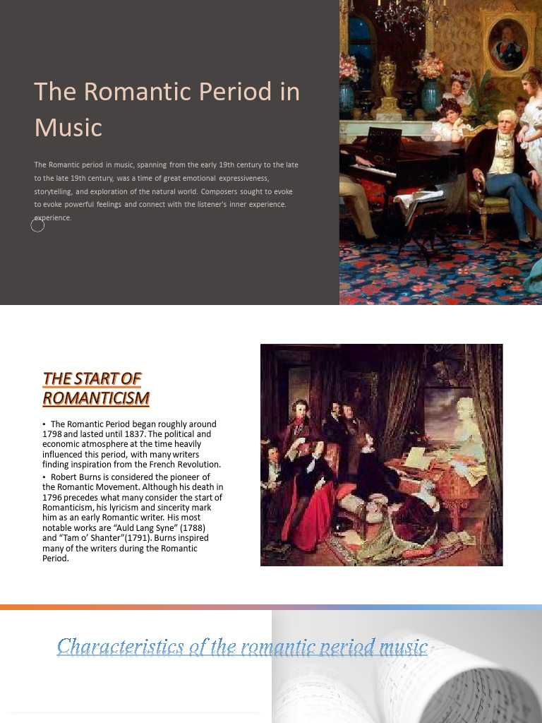 Romantic Music: Emotion & Innovation | PDF | Orchestras | Musical ...