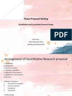 Quantitative and Qualitative Research Design