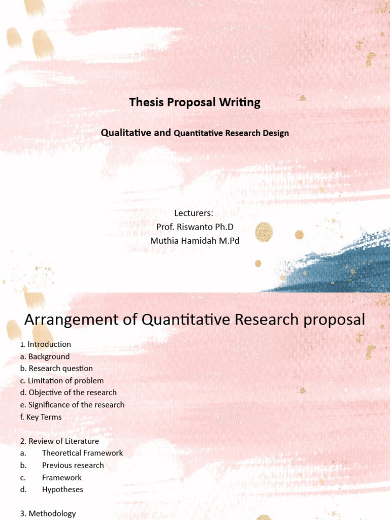 Panduan Penulisan Proposal Penelitian | PDF