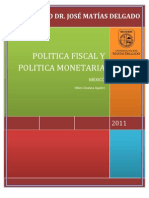 Politica Monetaria y Fiscal Mexico 2