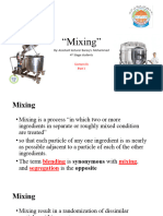 Industrial Pharmacy Mixing Part 1