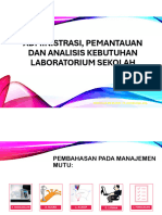 Topik 4 Administrasi, Pemantauan Dan Analisis Kebutuhan