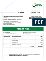 VHT 7z9horbv Receipt