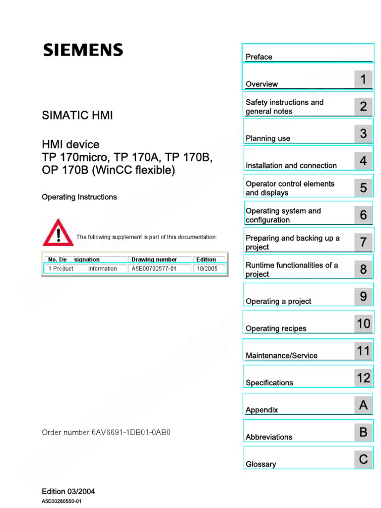 hmi-tp170-series-user-manual_2011011075013681 | User Interface