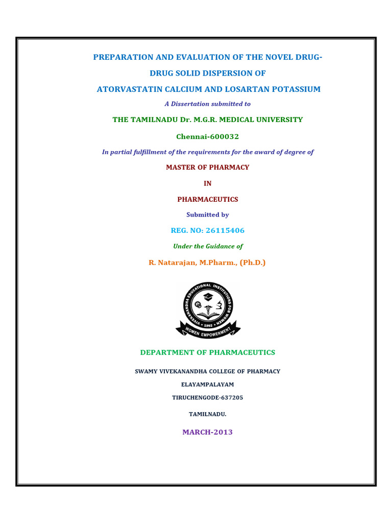 Chirag Thesis Word Pdf Solubility Lipoprotein