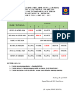 Jadwal Selama To Kelas 6 2024