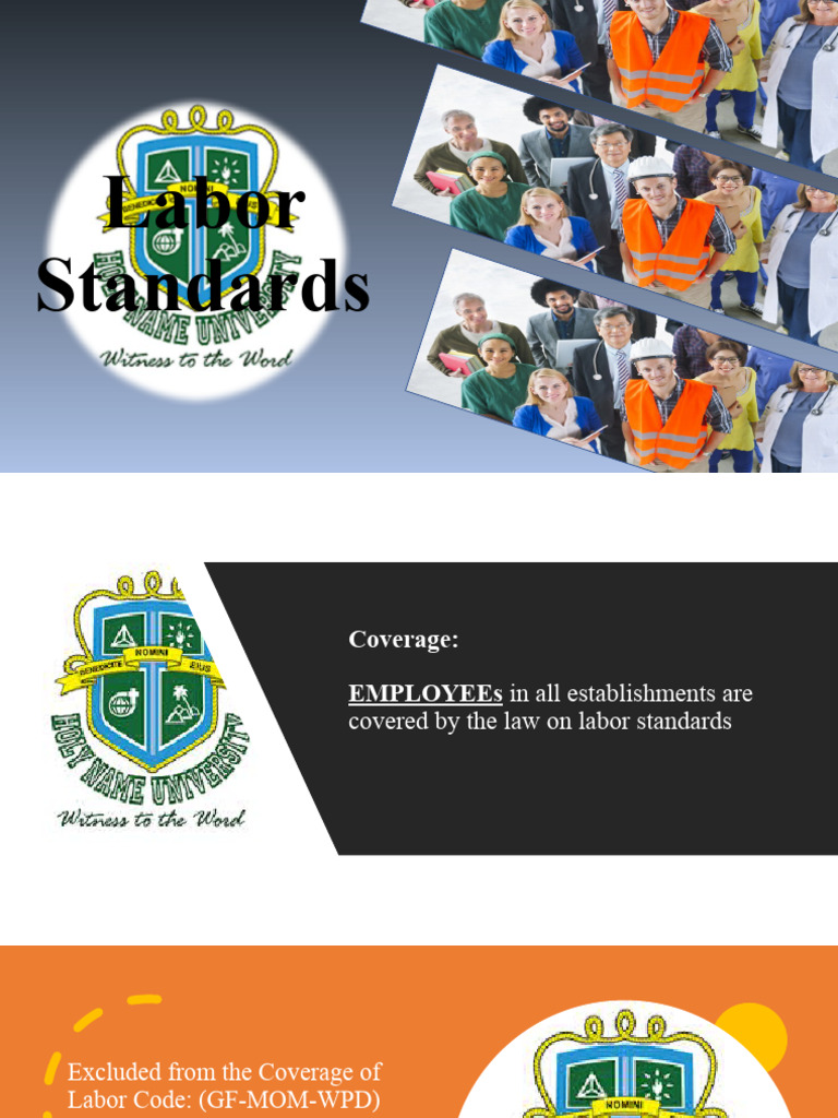 Labor Standards | PDF | Cost Of Living | Overtime