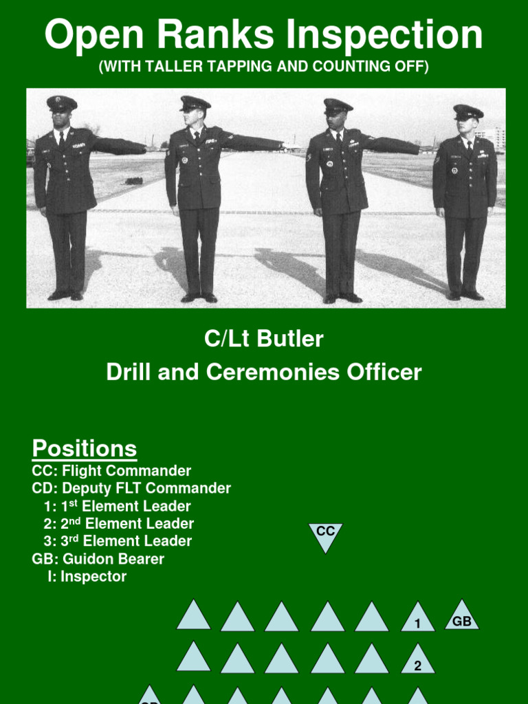 Open Ranks Inspection Procedure Guide | PDF | Military