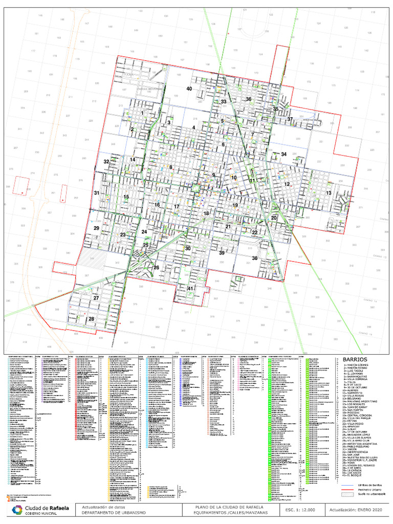 Plano Ciudad de Rafaela | PDF