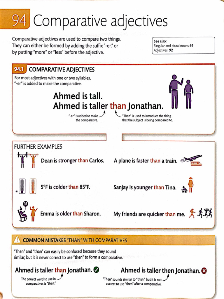 Comparative Adjectives | PDF
