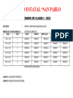 Cetpro Estatal Horario