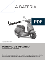 Moto A Batería: Manual de Usuario