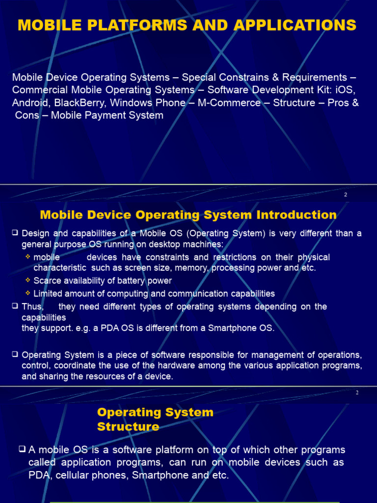 UNIT2 | PDF | Operating System | Android (Operating System)
