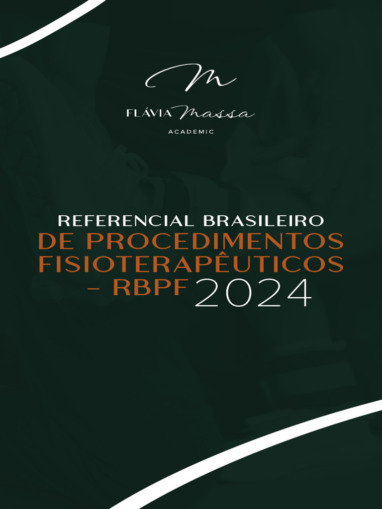 Cartilha RBPF 2024 | Download grátis PDF | Fisioterapia | Unidade de ...