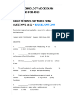 Basic Technology Mock Exam Questions For JSS3