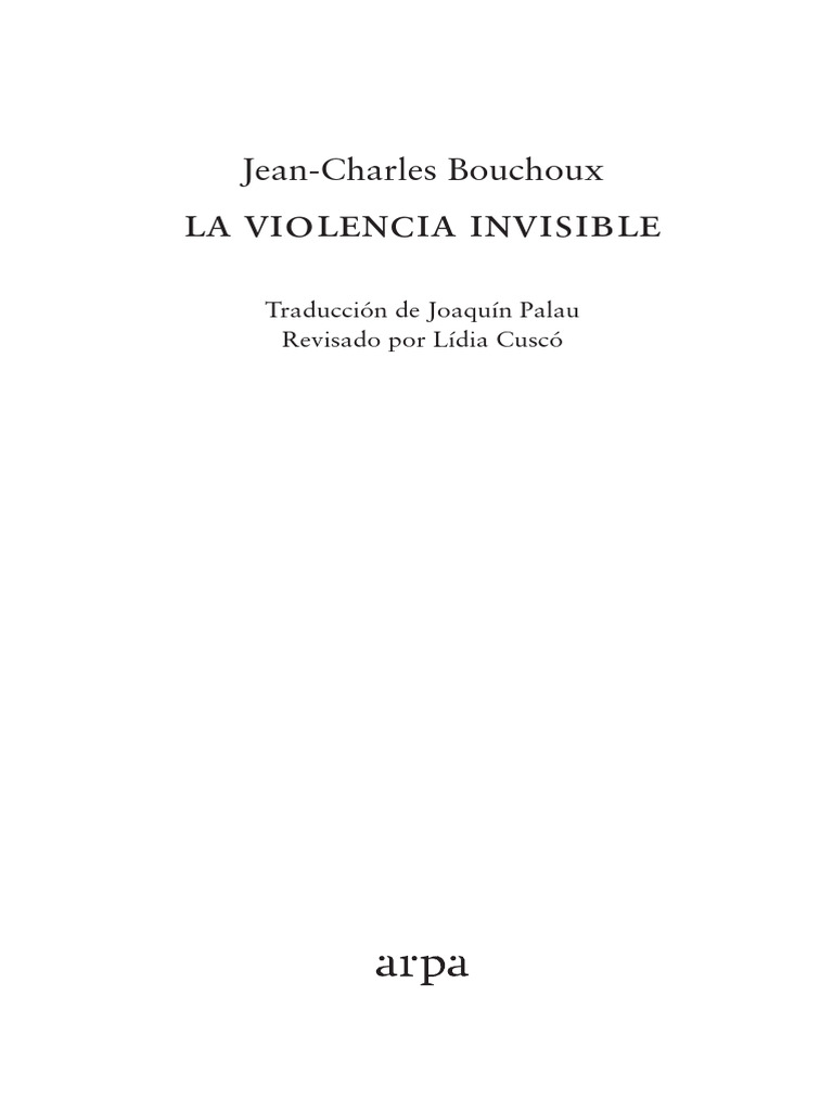 La Violencia Invisible - Fragment - PREMSA | PDF | Agresión | Violencia