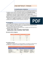 Resumen Tema 5 Sintaxis BUENO