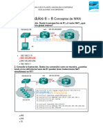 Módulos 6 - 8 Examen de Conceptos de WAN