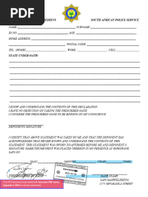 SAPS Affidavit 2