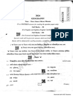 Geography Madhyamik Question Paper 2024