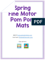 Spring Pom Pom Mats