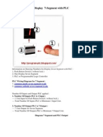 Display 7 Segment With PLC