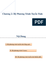 Chuong 2 He Phuong Trinh Tuyen Tinh