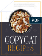 Copycat Recipes The Best Cookbook
