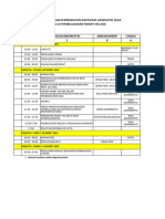 JADWAL KAJI BANDING 2022