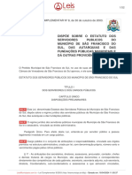 PDF Noçoes de Administração Publica e Legislação Municipal - Estatuto Servidor Publico Municipal