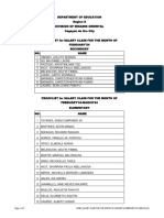 Salary Claims (Elem & Sec)