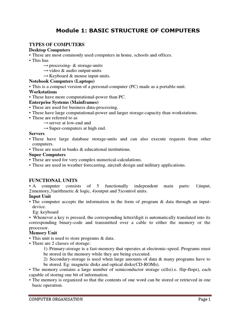 Computer organization notes pdf assembly language computer data