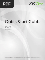 EFACE10 - Quick Start Guide