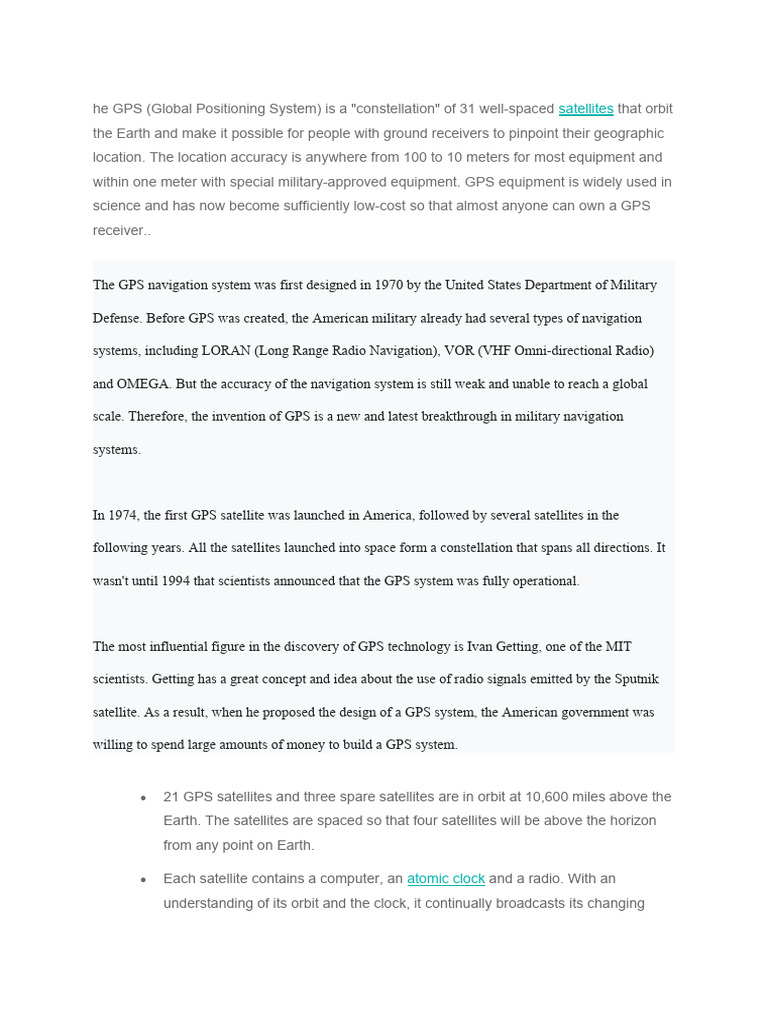 Understanding GPS Technology and Applications | PDF | Global ...