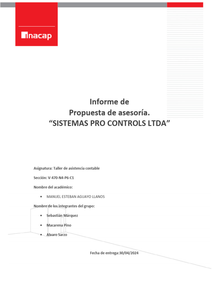 Propuesta de Asesoría Contable para AACC | PDF | Business | Contabilidad